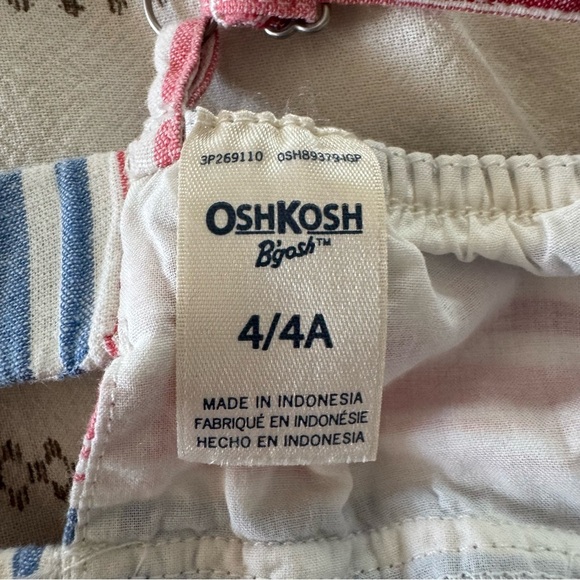 OshKosh B'gosh Red and Blue Striped Dress - Picture 3 of 3